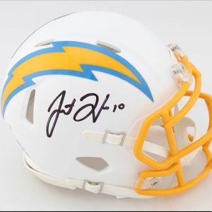 Justin Herbert Autographed Mini Helmet